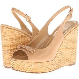 Kate Spade Della Platform Wedge in Brown